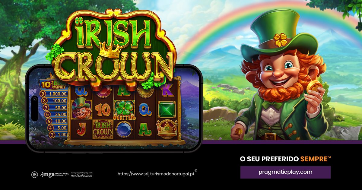 A PRAGMATIC PLAY REVELA SÍMBOLOS MISTÉRIO EM IRISH CROWN